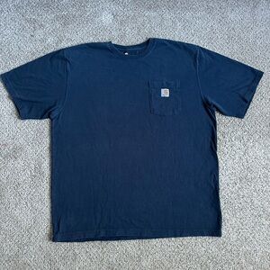 Nice new navy  Carhartt Pocket Tee,XL
